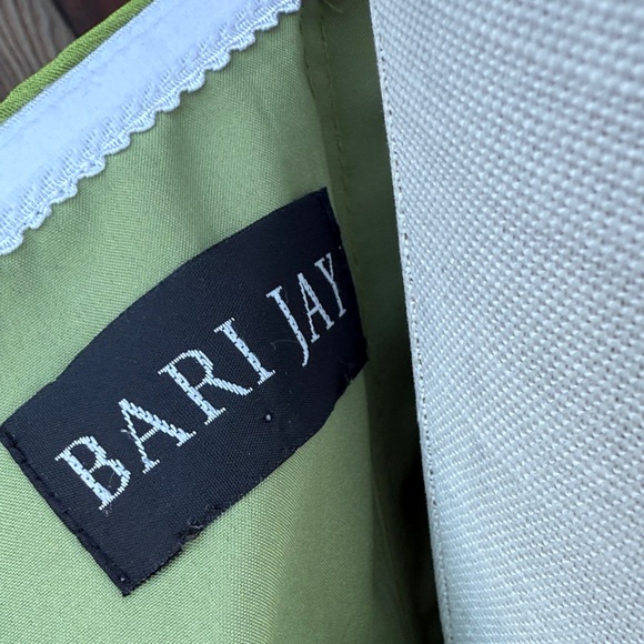 Bari Jay Strapless Lettuce /Lime Green Gown XS - Picture 3 of 9